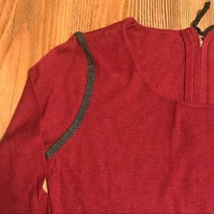 NWT Cranberry Red Loft Sweater